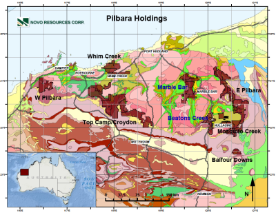 Novo Resources Corp., Wednesday, March 19, 2014, Press release picture