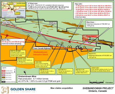 Golden Share Mining Corporation, Thursday, March 27, 2014, Press release picture